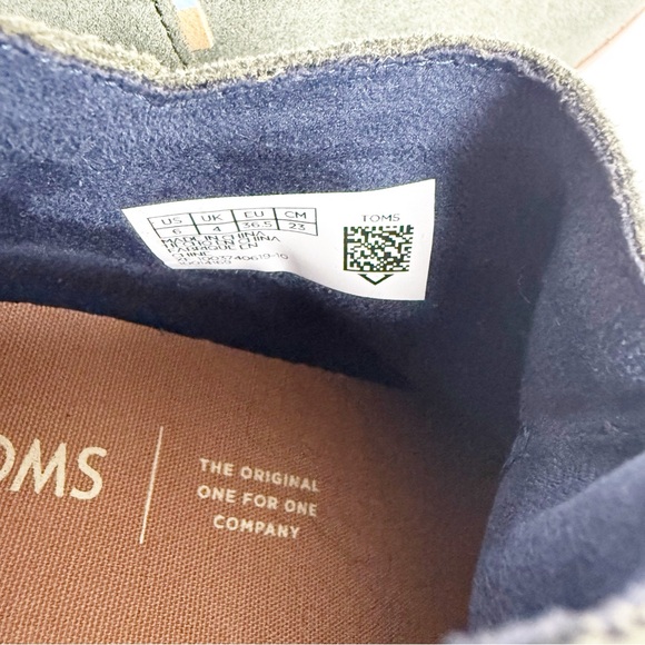 NWT TOMS Leilani Suede Leather Bootie Size 6 - Picture 12 of 12